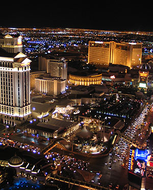 Flight from  Las Vegas